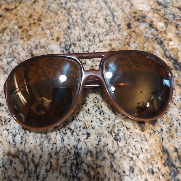 Vintage Bollé Acrylex Aviator Sunglasses Made in France - Picture 1 of 12
